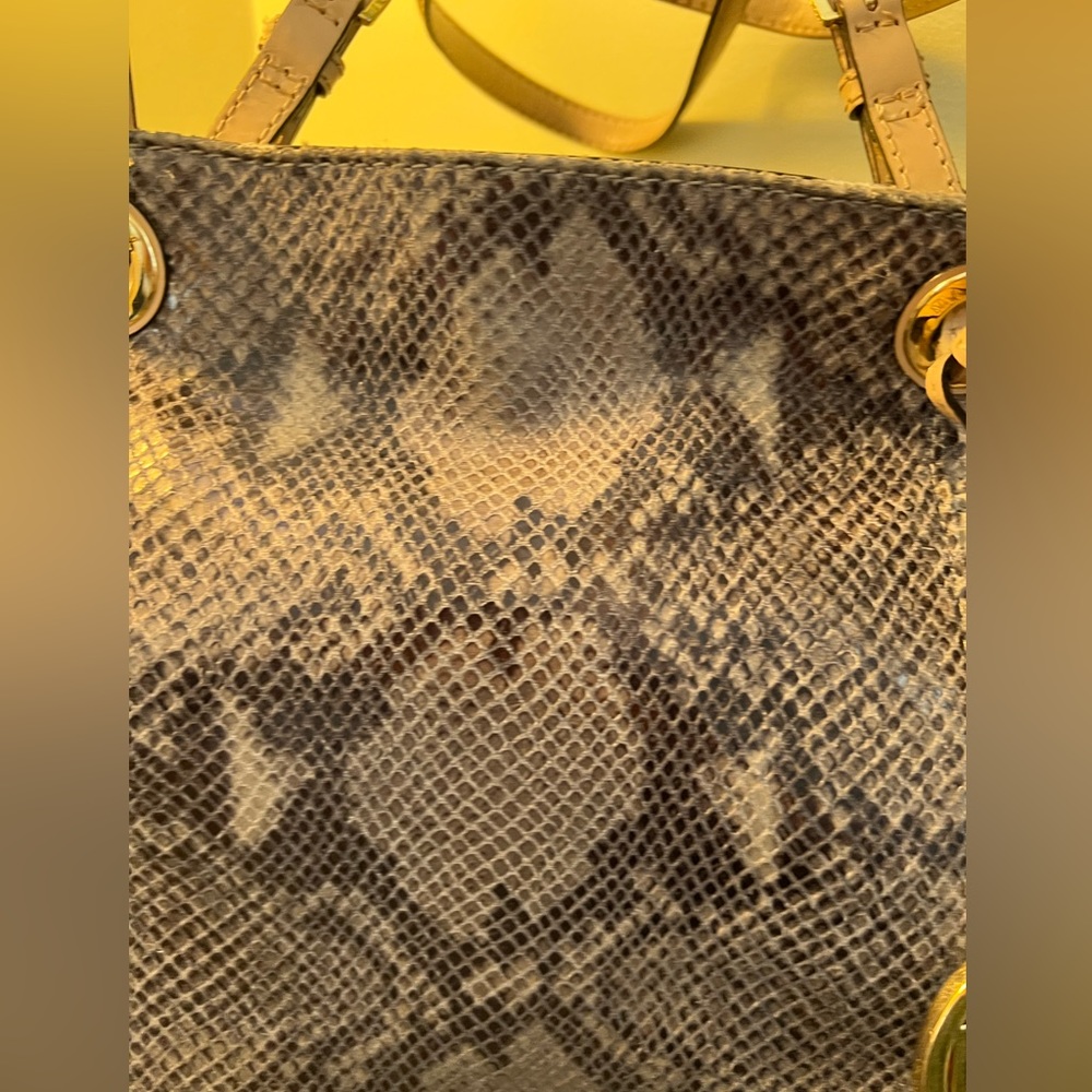 Michael Kors - vintage snakeskin satchel - Picture 13 of 15